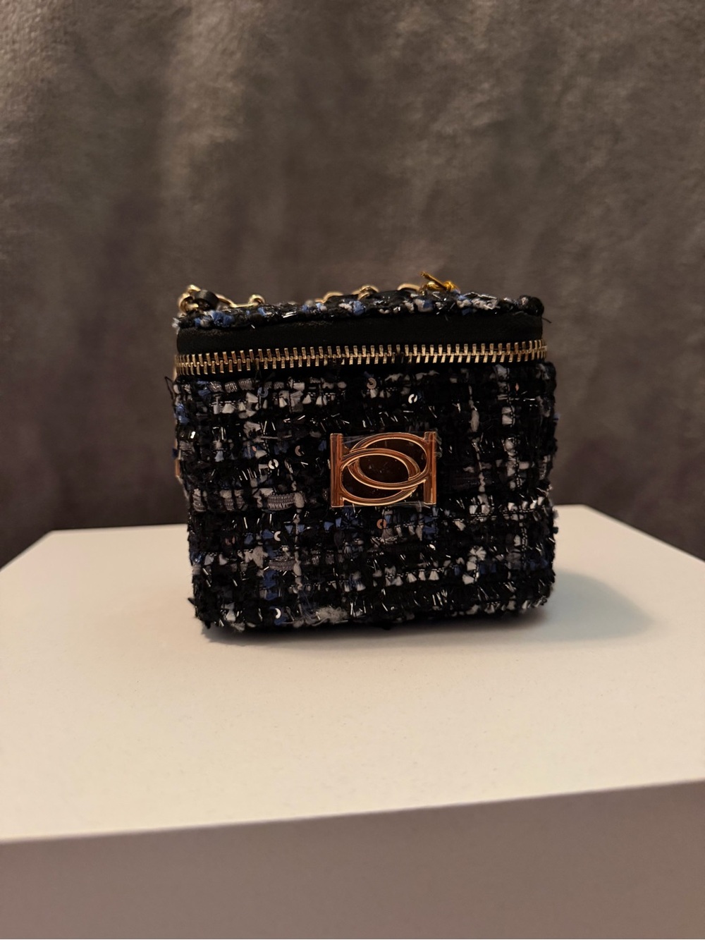 Kamala Mini Tweed SQ Mini Purse